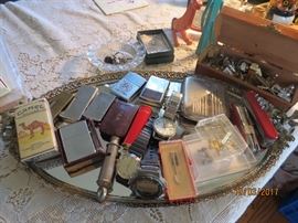 Collection of lighters,