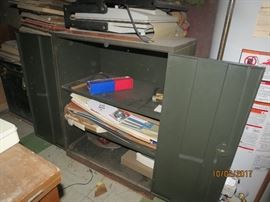 Metal cabinet, Art paper