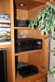 Blu Ray Player, Amp and VHS Player