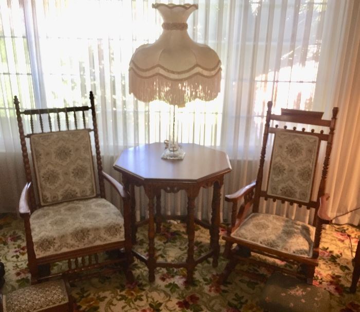 ANTIQUE ROCKING CHAIRS 