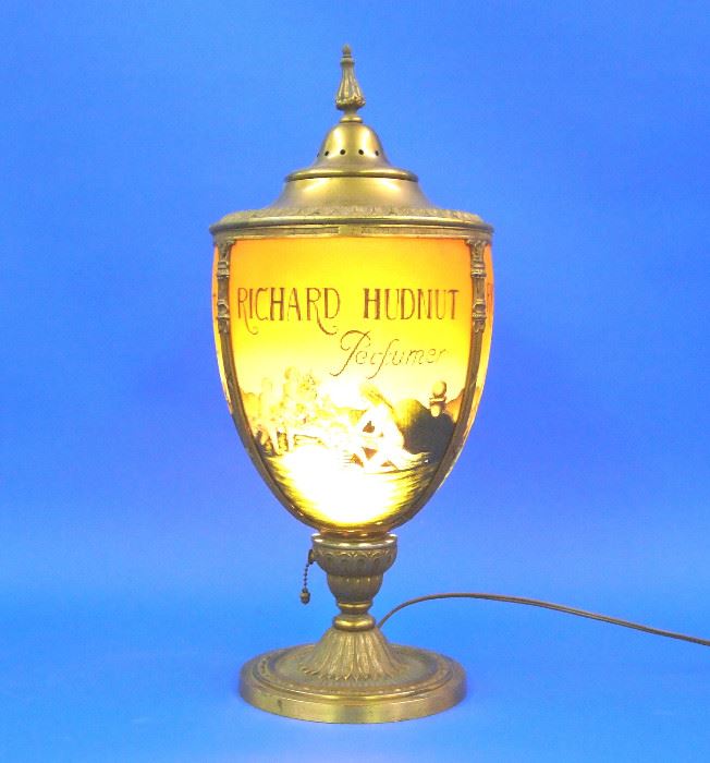 Richard Hudnut advertising lamp