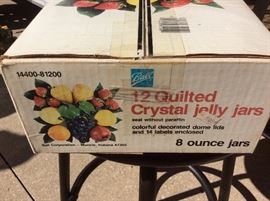 Ball Quilted Crystal Jelly jars - 8 ounce