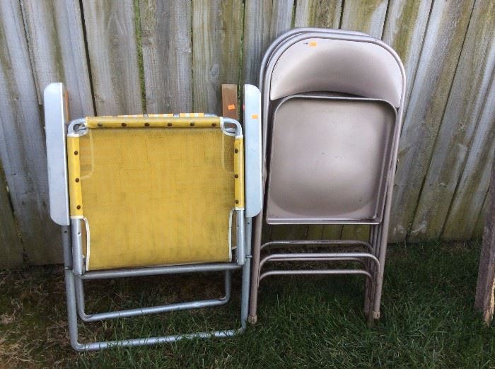 Metal Chairs, lawn chairs