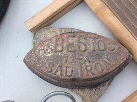 Antique Asbestos 72-A Sad Iron