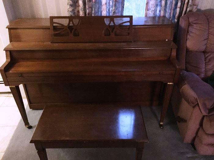 Janssen Piano.  $500. 