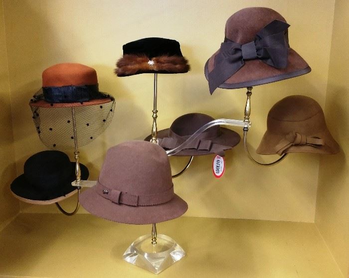 Tons of Vintage and  Brand New "SCALA" Vintage inspired hats