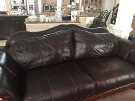 Leather sofa