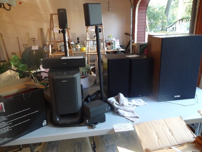 speakers and surround sound system