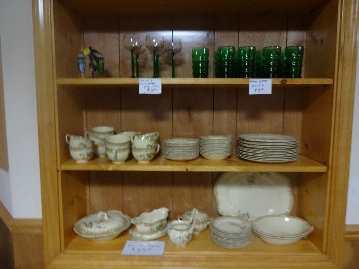 dishes and glassware