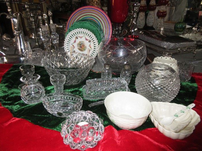 Waterford, Belleek and other crystal