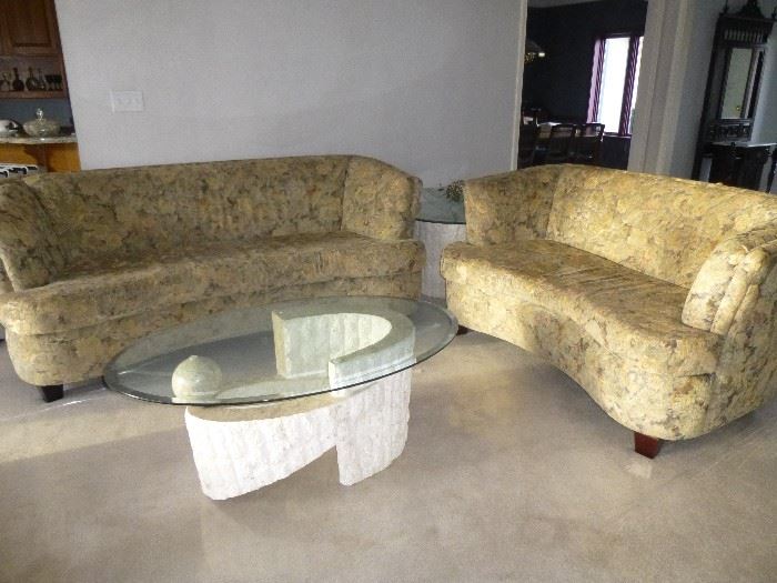 SURROUND COUCH AND LOVE SEAT