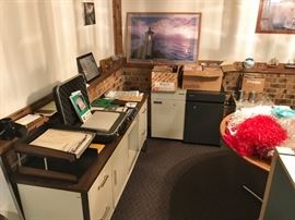 Solid Metal Desks and Cabinets $50 and $20 Each
