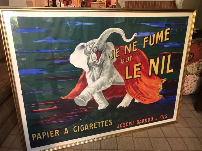 Leonetto Cappiello Original French Cigarette Advertising Poster