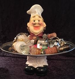 Chef Serving Tray Wine Corks