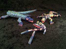 Wood Carvings by Vincent and Joaquin Hernandez Vasquez.