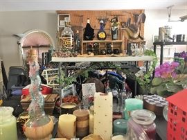 Garage Wine and Candles