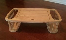 One of several bed trays