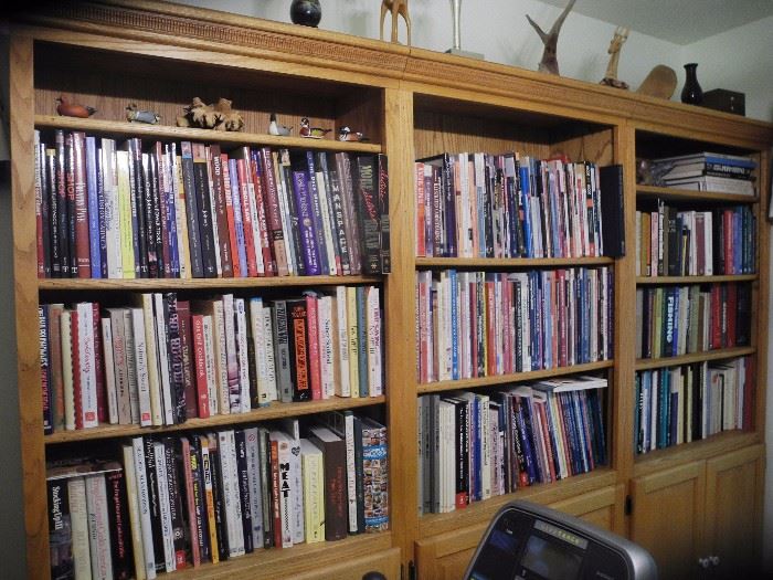 Lots of books, tons of WoodWorking books and other publications!