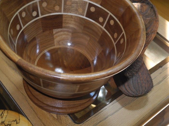 Marquetry bowl