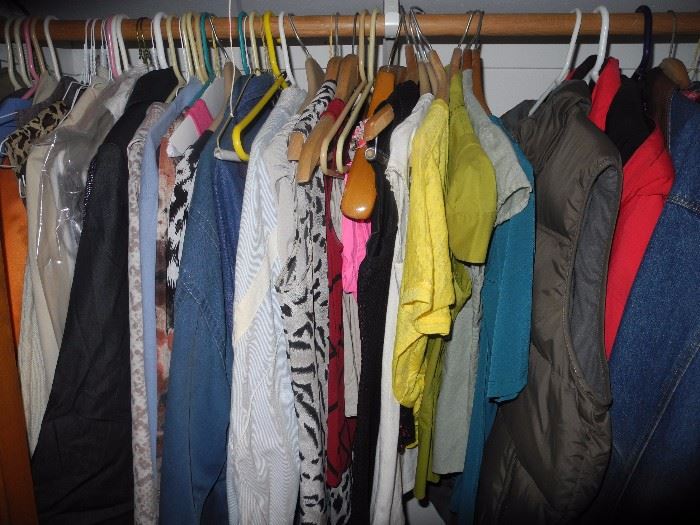 Men and women's jackets and clothing. Several "finer" brands