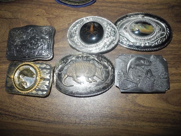 Unusual men's belt buckles