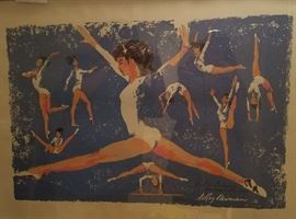 Leroy Neiman. Nadia Comeneche