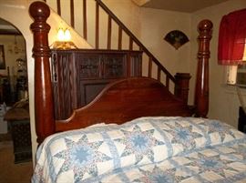 Canon ball queen bed