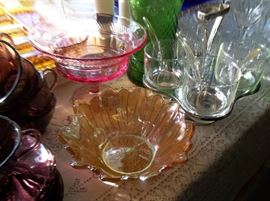 vintage glassware