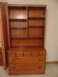 Vintage dresser with shelves