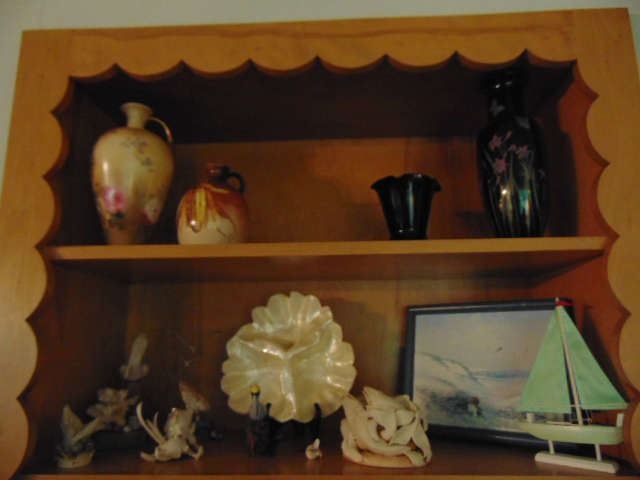  Ocean shell collection/vases