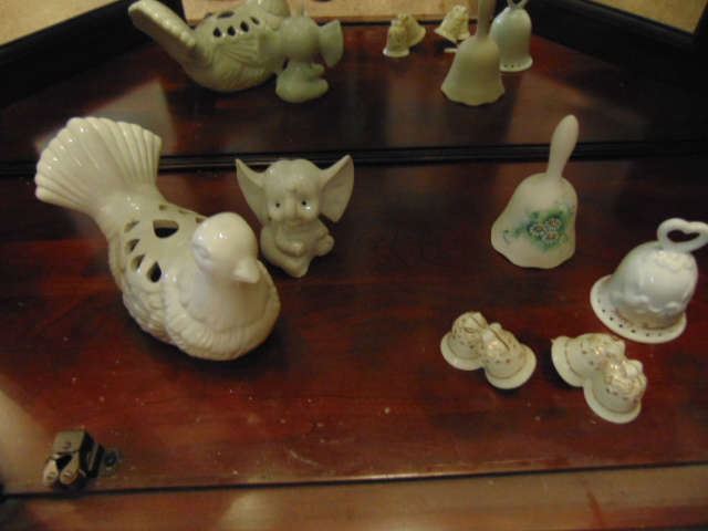 Miscellaneous bells and figurines