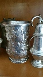 Antique sterling award cup, 1852...