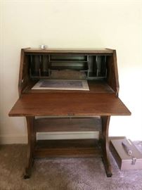 Small Vintage Secretary Desk