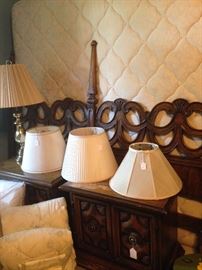 King bed and two nightstands 