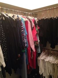 Some of the many clothes