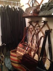 Assorted styles of clothes & purses