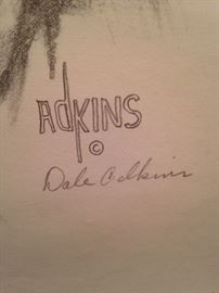 Signed by Dale Adkins
