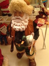 Duck hunting Santa