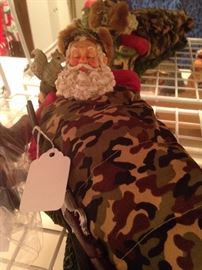 Santa after a long day of hunting