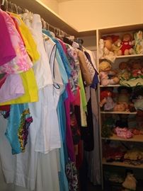 Children's clothes and Cabbage Patch dolls