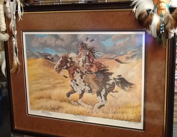 western pic michael Gentry artist proof personalized signed 