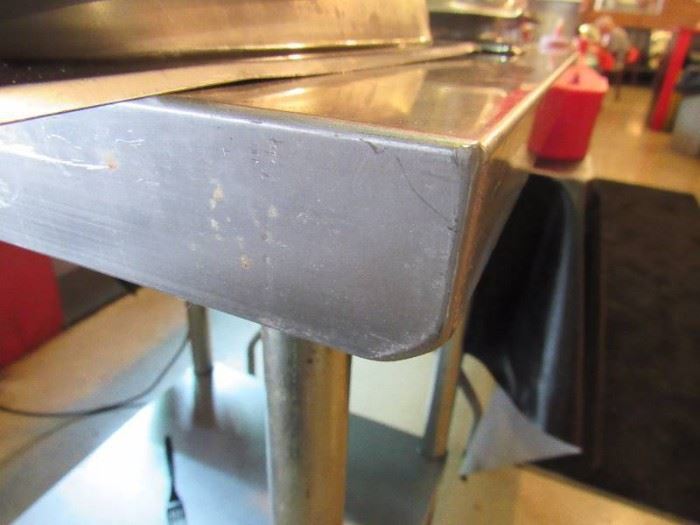 24'' Square GSW Stainless Work Top Table
