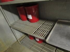 48"X18" 5 Tier Metro Wire Rack And Composite Shelf