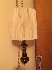Retro swag lamp