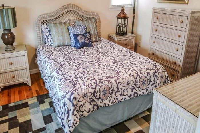 Quality wicker bedroom furnishings