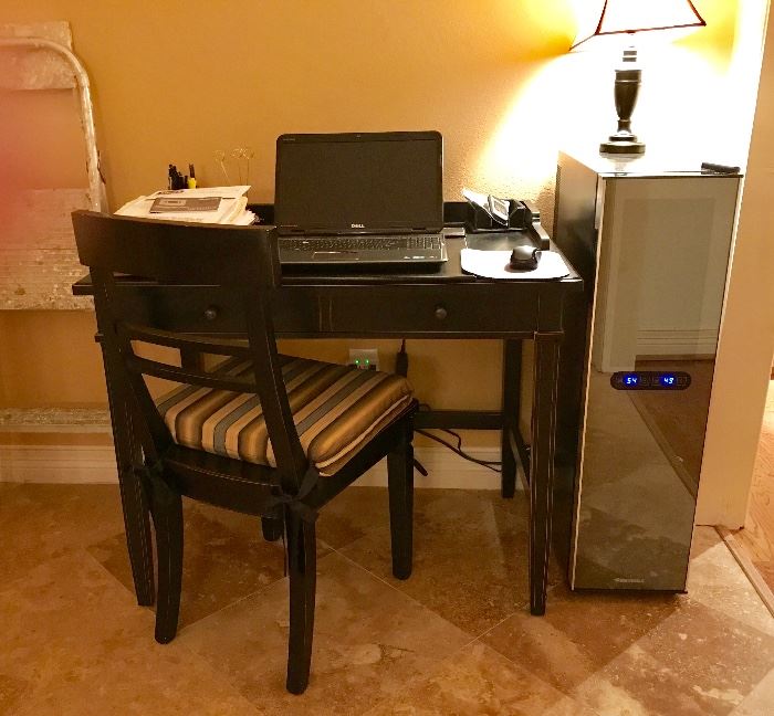 Crate & Barrel Desk with Chair, Dell Lap Top