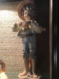 J. Morie "Harvest Time" bisque porcelain figurine