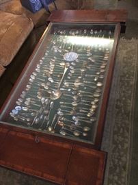 Souvenir spoon collection