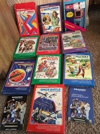Lot of intellivision game cartridges