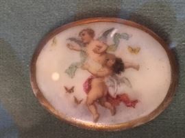 Detail: hand-painted miniature.